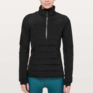Lululemon Black Down For It All Pullover